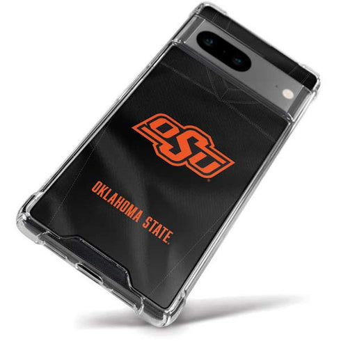 Oklahoma State University Black Jersey Google Pixel 8 Clear Case